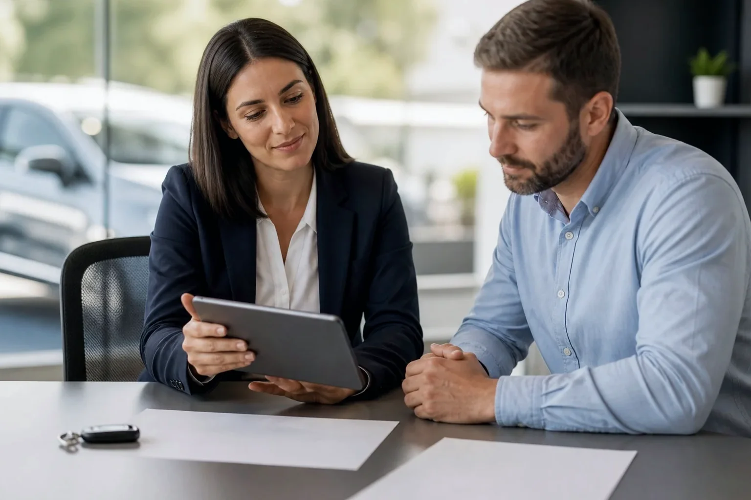 Profissional realizando pagamentos de débitos de veículos em Ipatinga.